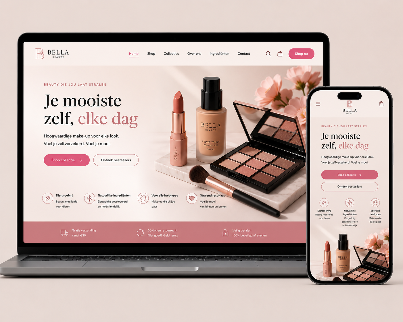 Website design — makeup